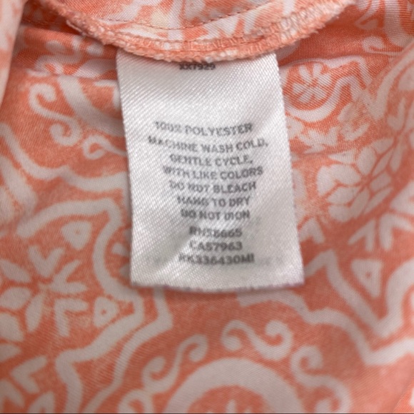 SHIMERA Orange & Coral White Fringe Drawstring Satin Lounge Shorts - Picture 4 of 5